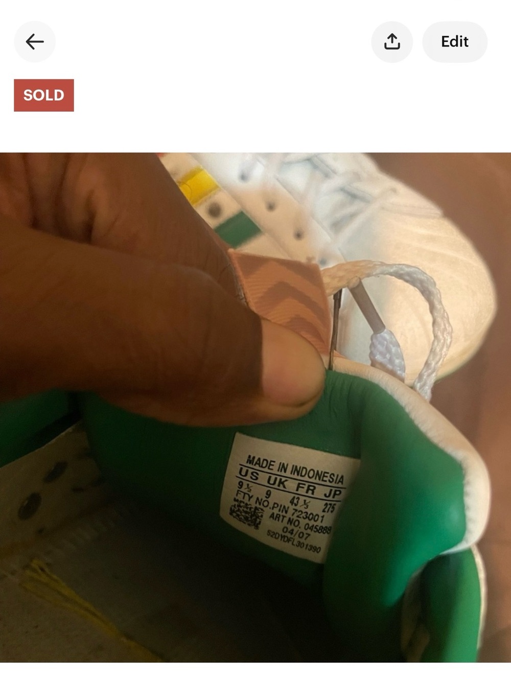 Adidas spiked 9.5 - Picture 2 of 3